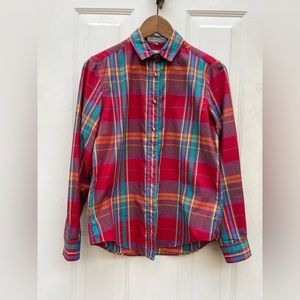 Vintage 1980’s plaid button up